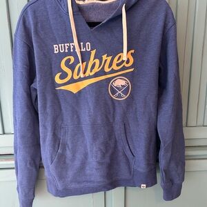 '47 Buffalo Sabres V-neck women’s hoodie NWT